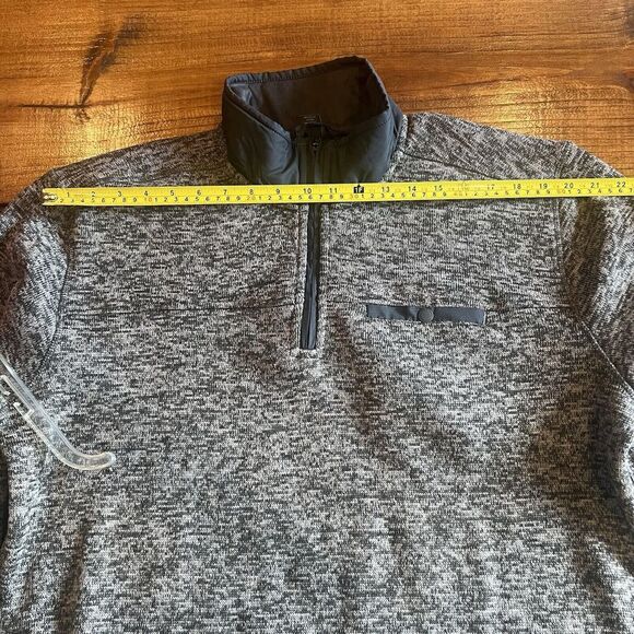 Eddie Bauer Sweater Mens Large Gray Knit Pullover Fleece‎ - Picture 10 of 12